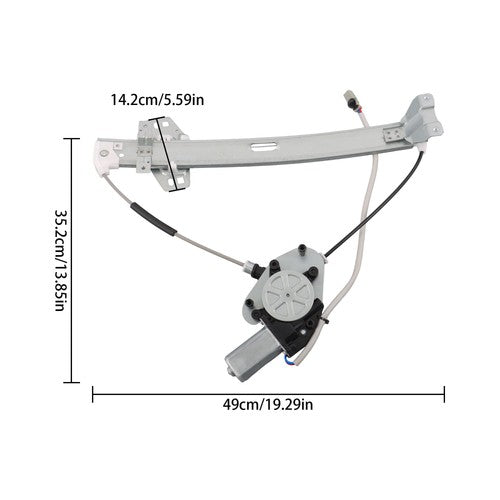 751-165 For Acura CL 2003 Window Regulator W/Motor Front Right Passenger Side