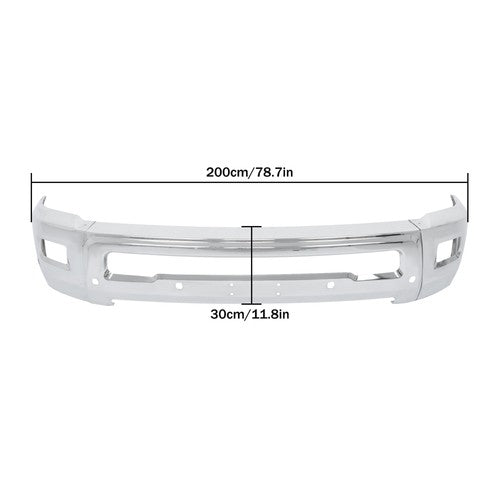 For RAM 2500 3500 2010-2018 Split Style Steel Front Bumper Face Bar Replacement