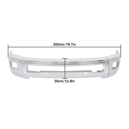 For RAM 2500 3500 2010-2018 Split Style Steel Front Bumper Face Bar Replacement