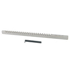 3/8" C 3/8" x 11-3/4" HSS Standard Keyway Broach With Shim LOC: 25/46"-2-1/2" US