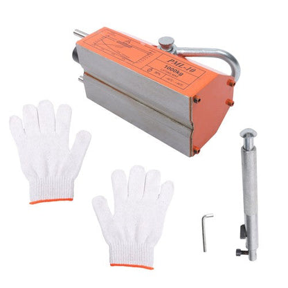 2200Lbs/1000kg Neodymium Hoist Magnetic Lifter Lifting Magnet 2 Safety Factor