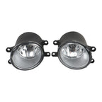 Headlights Black Fog Lights+Switch Kit For 10-11 Toyota Camry SE Left+Right Side