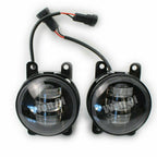 LED Fog Lights & Covers Daytime Running Light DRL For 2015-2017 Subaru WRX STI