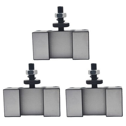 3Pcs BXA #1 Quick Change Turning & Facing Tool Post Holder 250-201 For Lathe