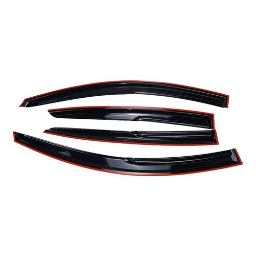 Fits for NISSAN VERSA 12-16 Side Window Visor Sun Rain Deflector Guard Thickened