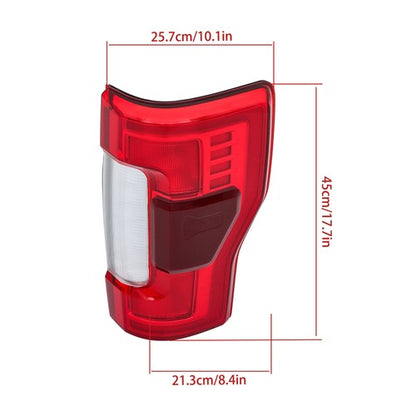 LH+RH Side For Ford F-250 F-350 Super Duty 2017-2019 Tail Light w/Blind Spot LED