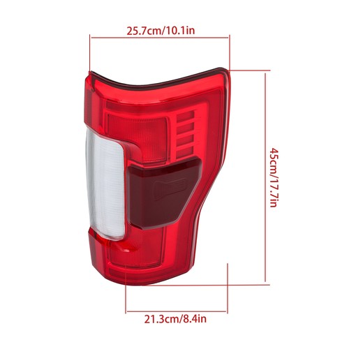 LH+RH Side For Ford F-250 F-350 Super Duty 2017-2019 Tail Light w/Blind Spot LED