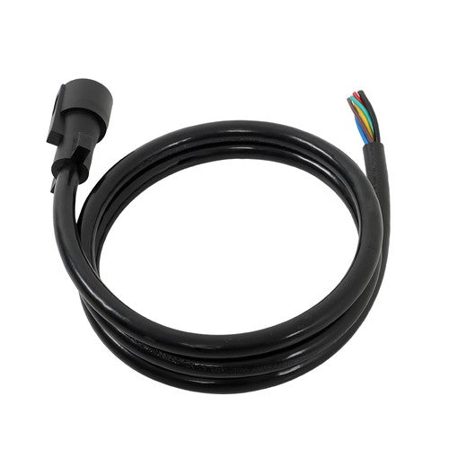 6 Feet 7-Pin 7-Way Trailer Cable Cord Wire Harness Light Plug Connector