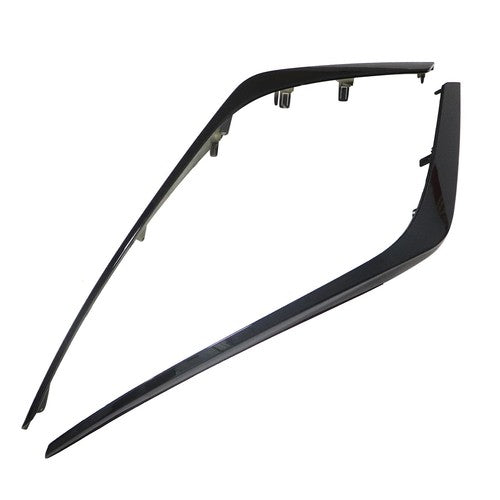 2xFor Nissan Altima 2023 2024 2025 Gloss Black Front Grille Molding Trims  LH���RH