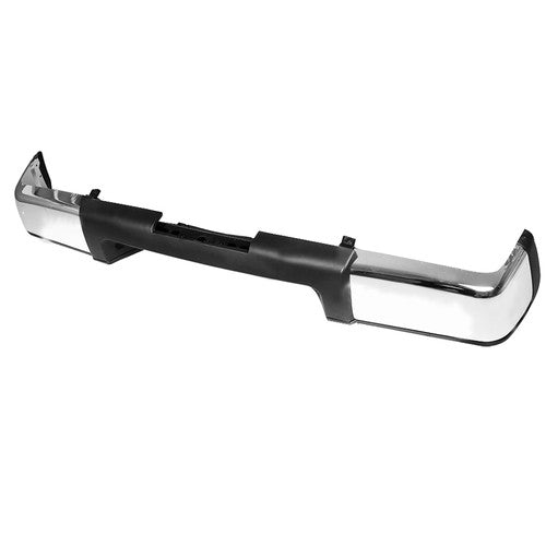 Chrome Steel Rear Bumper Fit For Chevy Silverado GMC Sierra 1500 07-13 Pickup