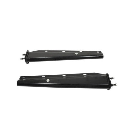 2.5" Bolt Spacing 30" Mud Flap Hanger Set Spring Loaded Straight For Semi Trucks