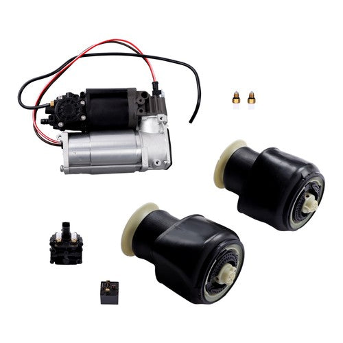 NEW Rear Air Suspension Spring Bag Compressor Valve Block Kit 10-16 For BMW 550i
