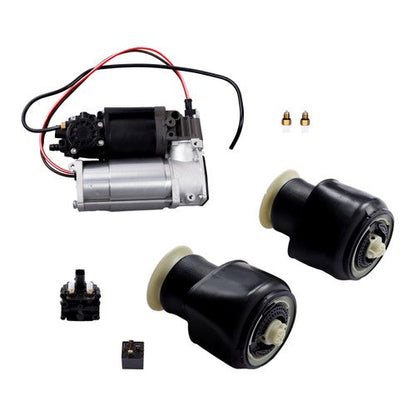 NEW Rear Air Suspension Spring Bag Compressor Valve Block Kit 10-16 For BMW 550i