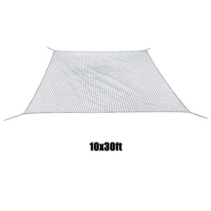 10 x 30FT Sports Netting Barrier Baseball Softball Backstop Nets Twisted Knotted