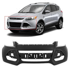 Front Bumper Cover Fascia Fit For 2013-2016 Ford Escape Black Plastic