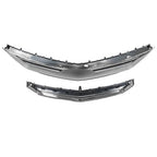 2PCS Black Front Upper & Lower Grille For Chevrolet Impala 2014-2020 Chrome New