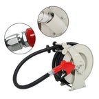 1" x 33' Retractable Swivel Rewind W/Auto Fueling Gun Diesel Hose Reel For Truck