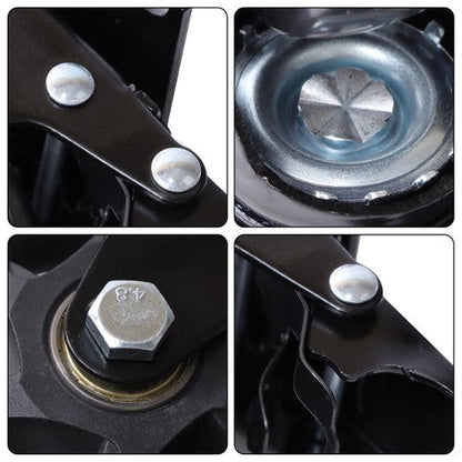 4 Inch Universal Heavy Duty Swivel Caster Wheels × 4 with Brakes Black