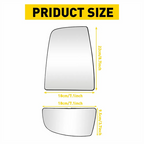 Upper Lower Mirror Glass Left Driver Side for Ford Transit 150 250 350