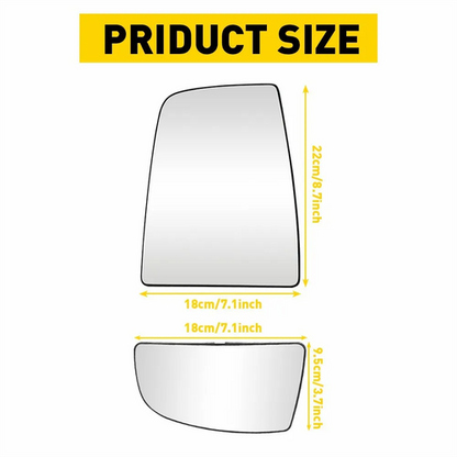 Upper Lower Mirror Glass Left Driver Side for Ford Transit 150 250 350