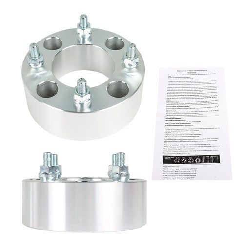 Wheel Spacers 4x110 2" 74mm M10x1.25 For Suzuki  Honda 1993-2016 Silver X2