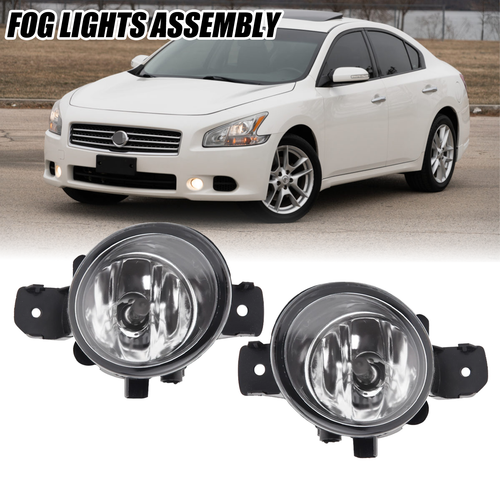 2009-2014 Nissan Maxima Halogen Fog Light Pair with Brackets