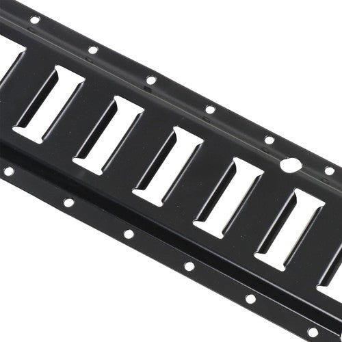Heavy Duty 6 Pack 5FT E Track Rails Carbon Steel Black Powder Coated Universal