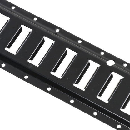 Heavy Duty 6 Pack 5FT E Track Rails Carbon Steel Black Powder Coated Universal