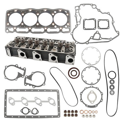 Complete Cylinder Head & Full Gasket Kit For Kubota V1505 V1505 V1505T V1505E