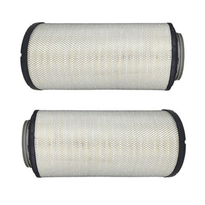 2 x Air Filter For 2010-2019 Kenworth Peterbilt 367 389 W900 WIX WA10009 P614986