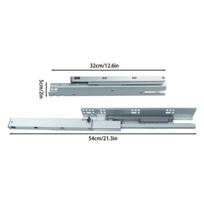 1 Pairs Undermount Drawer Slides 12 inch Undermount Soft Close Drawer Slides