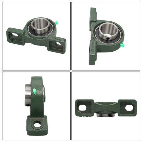 2 Pack UCP210-32 Pillow Block Mounted Ball Bearing 2" Bore Self Aligning New