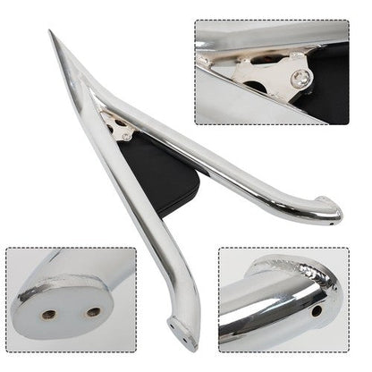 For CVO Touring Road King Glide Street Chrome 22'' Backrest Sissy Bar New