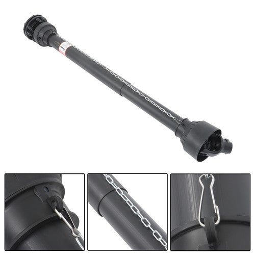 47-67" T6 PTO Shaft PTO Drive Shaft 1-3/8" x 6 Spline End w/Slip Clutch New