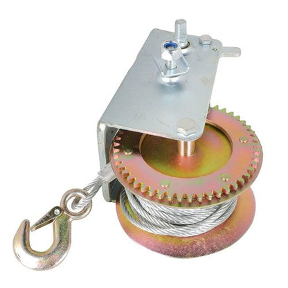 New 3500 lbs Hand Winch With Cable For Trailer Winch Durable Hand Crank Winch