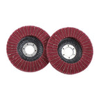 10 Pack 4-1/2 Inch Scour Flap Discs 120 and 240 Grit Grinding Sanding Discs