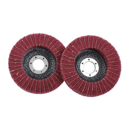 10 Pack 4-1/2 Inch Scour Flap Discs 120 and 240 Grit Grinding Sanding Discs