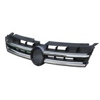 For 2011-2014 Volkswagen Touareg Front Bumper Upper Grille Grill W/Chrome Trim