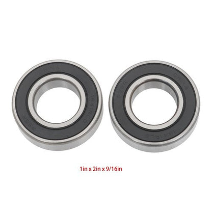 10Pcs 1641-2RS Deep Groove Ball Bearings 1In Inner Dia 2In OD 9/16In Bore Sealed