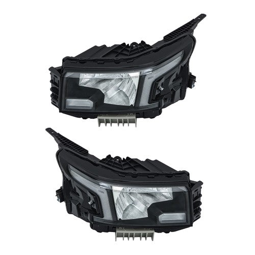 Headlight Replacement Fit For Nissan Frontier 2022-2023 LH+RH Clear Lens Halogen