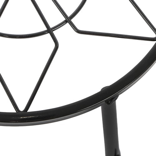 4 Pack 9inch Black Metal Plant Stands Heavy Duty Plants Holder Flower Pot Stand