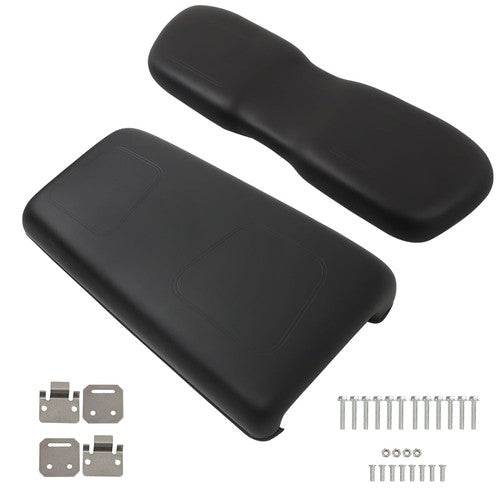 NEW Golf Carts Black Front Seat Bottom + Back Cushion For Club Car DS 2000.5-Up