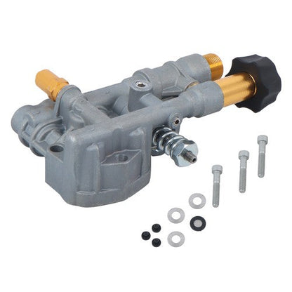 7108366 Pressure Washer Pump Manifold For 510020 & 520006 Axial Cam Washer Pump