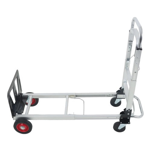 Aluminum Hand Truck 2 in 1 Folding Dolly Cart 400 lbs Capacity Heavy Duty 150kg
