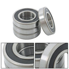 4Pcs 6208-2RS Bearings 40×80×18mm Double Rubber Seals Deep Groove Ball Bearing