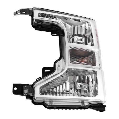 1PCS LH Headlight Assembly Fit For Ford F250 F350 F450 2020-2022 Halogen Chrome