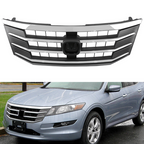 Front Upper Chrome Bumper Mesh Grille for 2010-2012 for Honda Crosstour EX