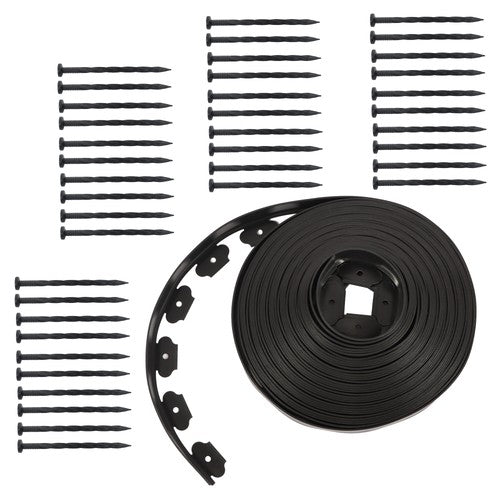 Edge Lawn Border 1.7" 100'No-Dig Garden L-shaped Landscape Edging Border Kit New