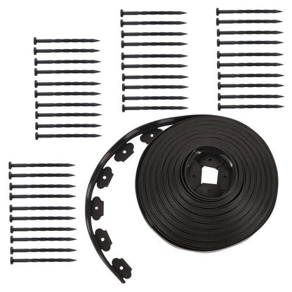 Edge Lawn Border 1.7" 100'No-Dig Garden L-shaped Landscape Edging Border Kit New