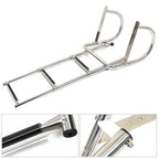 3 Steps Ladder Stainless Steel in-Board Telescoping For Marine Boat Yacht New